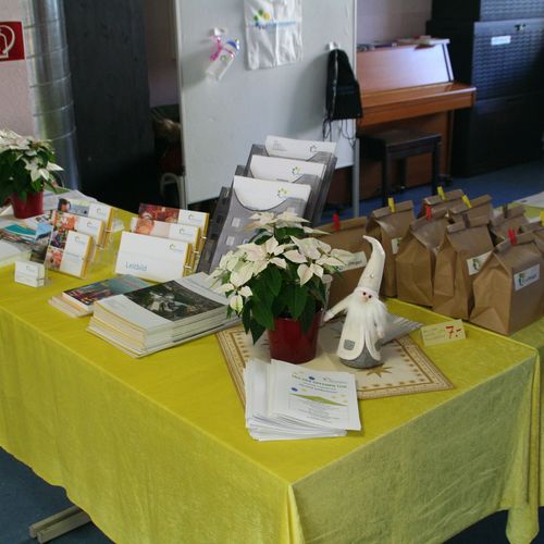 Infostand des Montessori-Zentrums